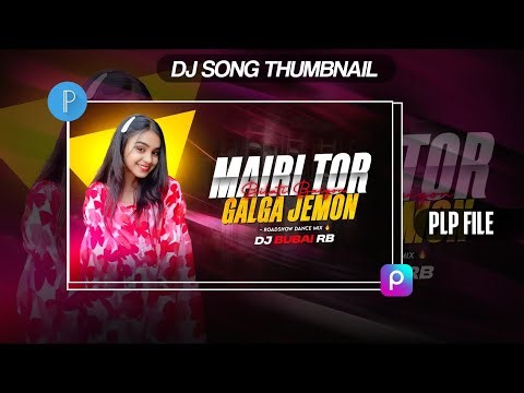 DJ SarZen Style Thumbnail PLP File | Free Pixellab Project 🔥 | DJ Poster Editing 2025