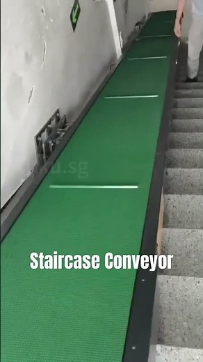 Conveyor Belt for Stairs #stairlift #staircase #flexibleconveyors