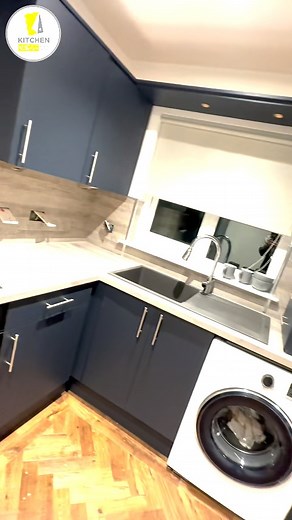 Staggering Vinyl Kitchen Wrap Done By Kitchen Wrap Co. #kitchenwrap #kitchenwrapping #homedecor #kitchendesign #smallbusiness | Kitchen WrapCo.