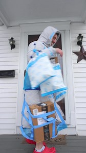 834K views · 10K reactions | This might be the world record number of Prime packages carried in one trip.. too bad this jacket isn't actually for sale. | Unnecessary Inventions | Facebook