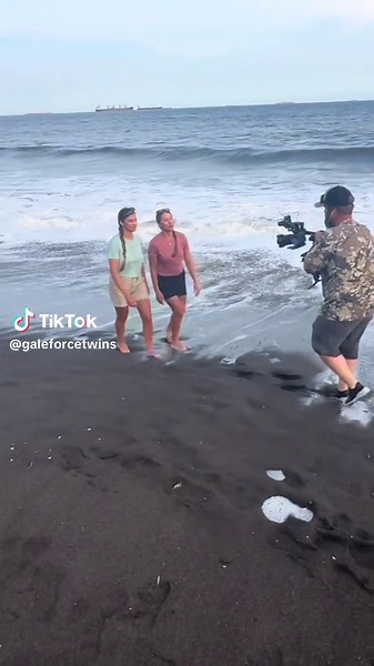 BTS Filming Intros with Gale Force Twins