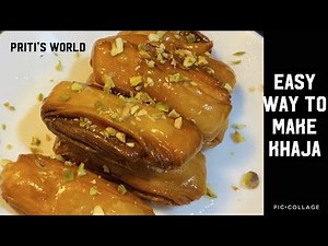 khaja recipe/super Crispy multi layer khaja/how to make khaja /diwali special khaja /priti's world