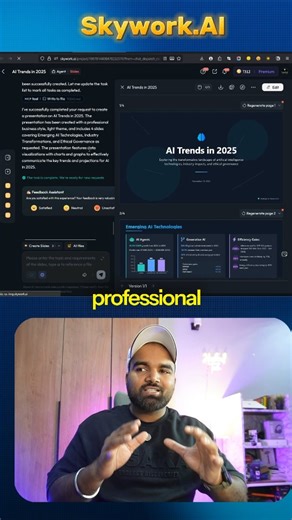 Hackind_tech on Instagram: "STOP scrolling! This AI just replaced 5 apps in ONE shot 🤯� Skywork creates docs, slides, sheets, podcasts & webpages from a single command ⚡️� Productivity = 10x unlocked 🔓💼 Use my discount code HACKIND20 for up to 20% OFF 🤑✨� Comment “skywork” and I’ll DM you the link 📩 #skywork #artificialintelligence #ai #aitools #cybersecurity #ethicalhacker #learn #hacks #tools #tech #coding"