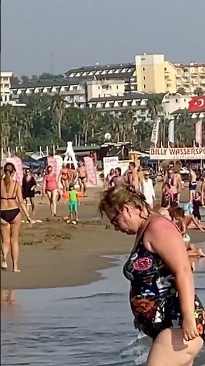 🇹🇷Beautiful day at Antalya Beach Turkey #1306 #antalya #beach #turkey