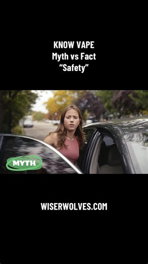 KNOW Vape Myth vs Fact “Safety”. Check out more at wiserwolves.com! #corporate #commercial #pbs #idahopublictv #editing #vaping #creatorsearchinsights