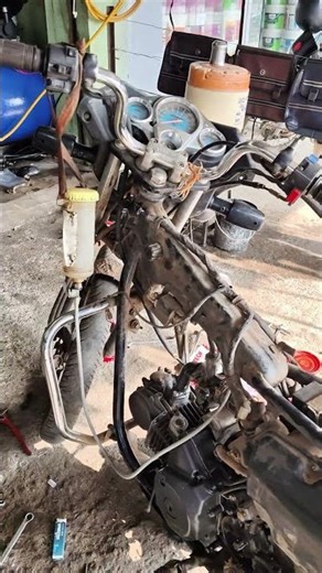 Super splendour restoration complete ✅ full customise super Splendor #garage #restoration #convert