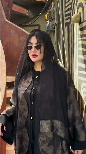 ✨ عباية سبورت إماراتية بطوق دال من قماش الجاكارد الفاخر ✨