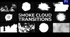 Smoke Cloud Transitions for Premiere Pro