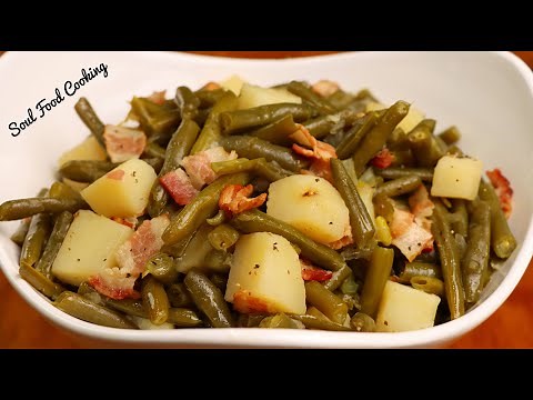 Green Beans and Potatoes Recipe - How to Make Southern Green Beans and Potatoes
