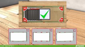 Fakro LMF 60, 9 ft. 7.5 in. - 11 ft. 10 in., 30 in. x 56.5 in. Fire-Rated Insulated Metal Attic Ladder, 350 lbs. Load Capacity 869239
