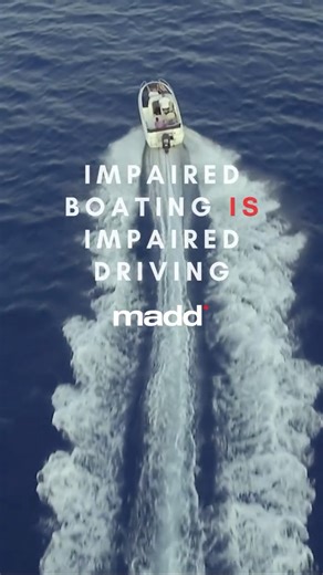 If you are going boating this summer, don't forget that the same rules apply to a car, a boat and any motorized vehicle. Stay safe, boat sober! 🛟🛥️🛟 | MADD Canada