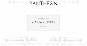 Maria Cunitz Biography | Pantheon