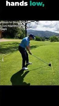 Fix Your Golf Slice With Handle Height Adjustment #golf