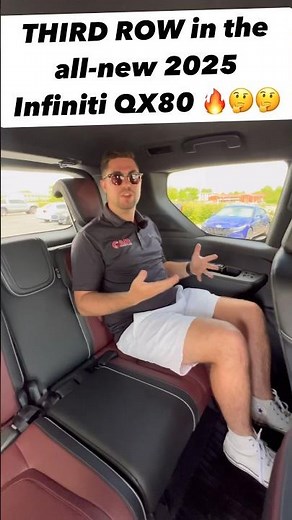 Check out the MUCH Improved Third Row in the 2025 Infiniti QX80!