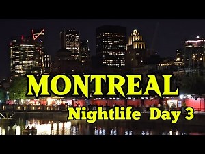 Montreal Night Walk 🌙 | Nightlife, Lights & City Vibes (Day 3)