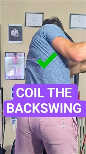 Coil Backswing Sequencing #golf #golfgear #golfskills #golftips #golfgame #golfskill #golfer