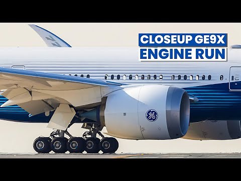 INSANE Close-Up of Boeing 777X GE9X Engine Run | Pure Jet Power!