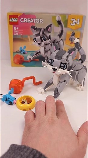 LEGO Creator Playful Cat (31163)[407 pcs] #shorts ‪@TopBrickBuilder‬