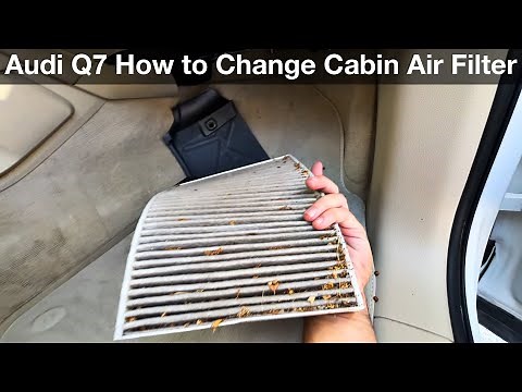 2017 - 2019 Audi Q7 How to change cabin air filter 2017 - 2019