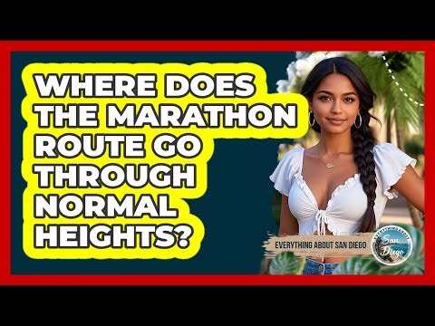 Where Does the Marathon Route Go Through Normal Heights?