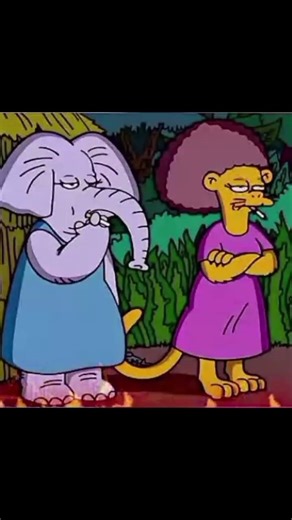 Everyone turns to animals? #simpsons #animals