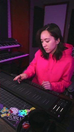 Gliding through the sine waves 😌🌊 #seaboard #synth