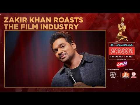 Zakir Khan Roasts Bollywood: Comedy King Takes Center Stage at Chetak Screen Awards 2026
