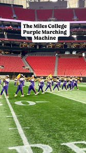@profsnipes and the @purplemarchingmachine were in the Dome putting in that work for the @espnboty on 12/12! - Most people don’t know this marching band was formed in 1996, and was originally known as the “Dirty 30.” - Director Willie Snipes is the first music graduate in Miles history. The Purple Marching Machine have grown to almost 200 members. #hbcu #milescollege #espn | Thewhitgeorge