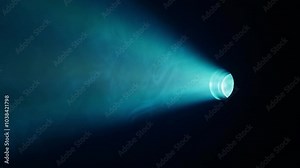 Professional video projector light beam for cinema film and video projection. Concept: Technology, technological, cinema, film. Stock Video