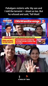 33K views · 594 reactions | @narendramodi This isn’t just an act of terror — it’s a direct challenge. The response must be ten times stronger. No mercy! #pahalgam #hoireels | Hindus of India | Facebook