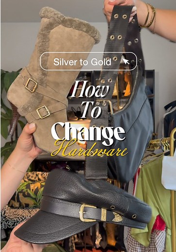 DIY Hardware Transformation: From Silver to Gold