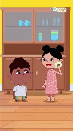 Mee's Itchy Dilemma 🧴✨ | Moisturize Your Skin | EMoMee #shorts #kids