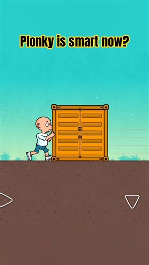 plonky my wobbly man is smarter today #plonky #plonkygame #games #viralshort #adventure #shortsvideo