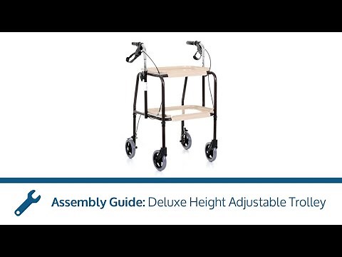 Deluxe Height Adjustable Trolley- CareCo Assembly Guide