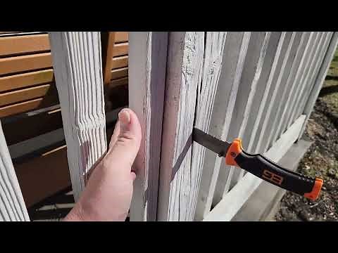 Are Deck Post Cracks (checking) normal?