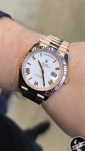Rose gold Rolex Day-Date #watches #watch #whatsonyourwrist #wristwatch #rolex #rolexwatch