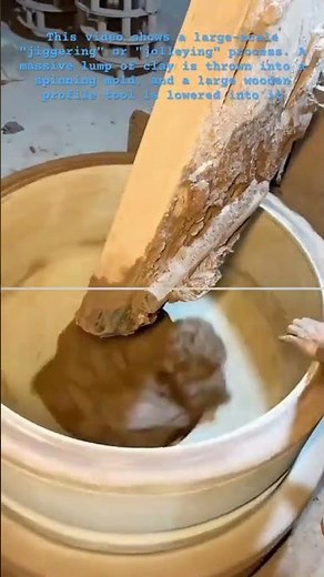 How Giant Clay Pots Are Made #pottery #ceramics #clay #manufacturing #industrialdesign