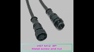 3 Pin Waterproof Connector Male Female Extension Cord IP65 IP67 IP68 LED Connector Cable