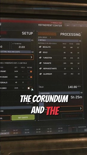 How to Master the Refining Process! Star citizen update 4.7 #shorts