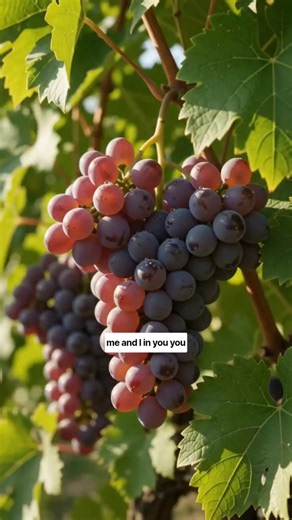 I am the vine; you are the branches. If you remain in me and I in you, you will bear much fruit