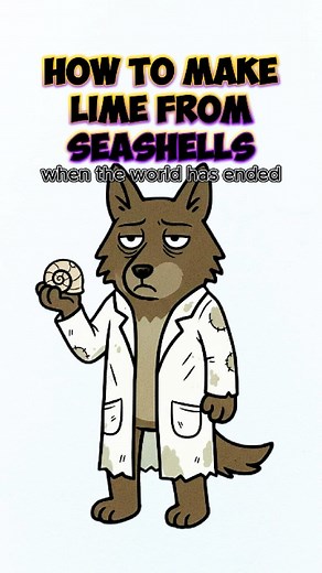 How to Make Lime from Seashells in a Post-Apocalyptic World