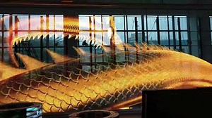 LED transparent display/Glass led display/windows led display Check this led transparent display with Chinese dragon video. Here is the Transparent led display for big walls. 1.Hight transparency above 80%, can see through from the inside to the outside clearly. 2.Light weigh about 12kg/㎡, few load to the glass wall. 10mm thickness, occupies little space. 3.Easy installation and convenient maintenance, safe and stable. 4.Comparing to LED lighting product, it has better advertising benefits and w