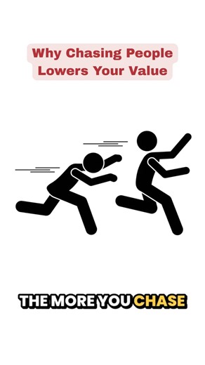 Why Chasing People Lowers Your Value #psychology #psychologyfacts #socialpsychology
