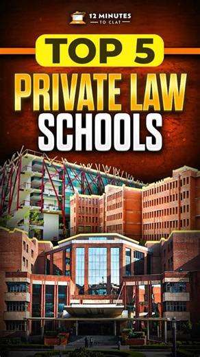 Top 5 Private Law Schools in India #lawentranceexam