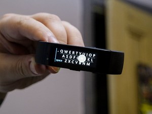 Typing on the Microsoft Band keyboard is surprisingly good