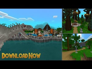 Minecraft Jurassic World Resort Project | Trailer + Download!