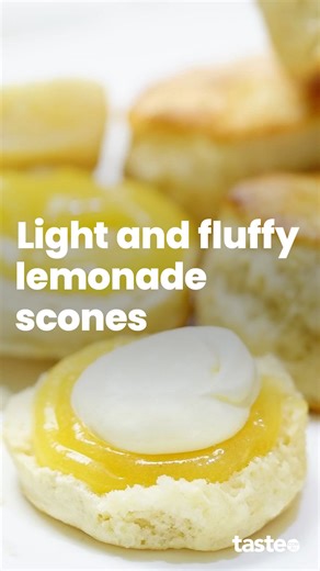 If you hate rubbing butter into flour, these scones are for you. Made with cream and lemonade, they’re the lightest, fluffiest (and easiest) scones you’ll ever make! 🍋 For the recipe, Google 'Taste lemonade scones'. Recipe by @vallilittle #scones #easybaking #lemonadescones #afternoontea #retrorecipe #bakingrecipes | Taste.com.au