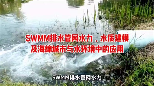 SWMM排水管网水力、水质建模及海绵城市与水环境中的应用