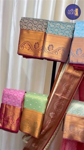 Trending sarees📈🌸 9965091715, 6381-596172 #annasilks #trendingshorts #dude #ellampillaisaree