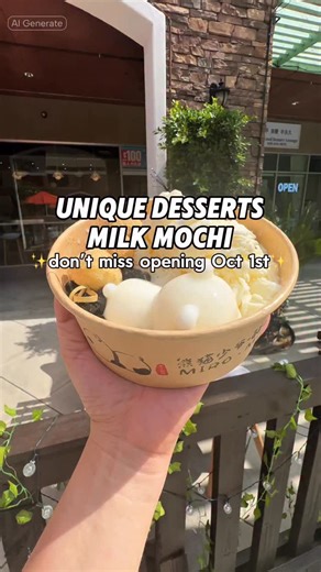 Peggy 🍔🥞🍕 SGV/LA/OC on Instagram: "@miromochila specializes in milk mochi and I’m obsessed 😍 This type of mochi is called “mashu” is a slight softer texture with a sweet milk flavor. Their signature Panda Mashu bowls come in many different flavors. I love the Classic Snowy Ice Mochi Pops because the shaved milk ice was so fluffy and creamy along with the chewy mochi pop and coconut panda jelly ❤️ The shop is super cute and friendly service. Can’t wait to be back! Grand Opening is October 1st